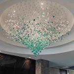 Luxury Color Crystal Stone Drop Chandelier – Hotel & Villa Lighting Ghana