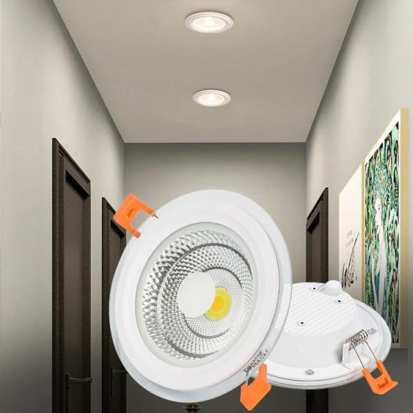 New Arrival Modern Design PANEL LED Glass Downlight – LED Ceiling Light Ghana