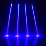100W 4-in-1 RGBW Moving Head DJ Disco Party Beam Light