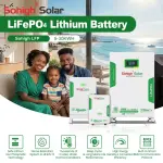 10kWh LiFePO4 Solar Battery 51.2V with Smart BMS – Wall-Mounted Energy Storage System