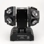 12×12W Double Ball RGB Moving Head Light with Red & Green Laser Effects