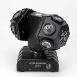 12×12W Double Ball RGB Moving Head Light with Red & Green Laser Effects