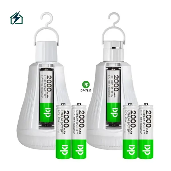 150W DP Rechargeable Dumsor Emergency LED Bulb – Automatic Backup Light for Homes & Shops in Ghana