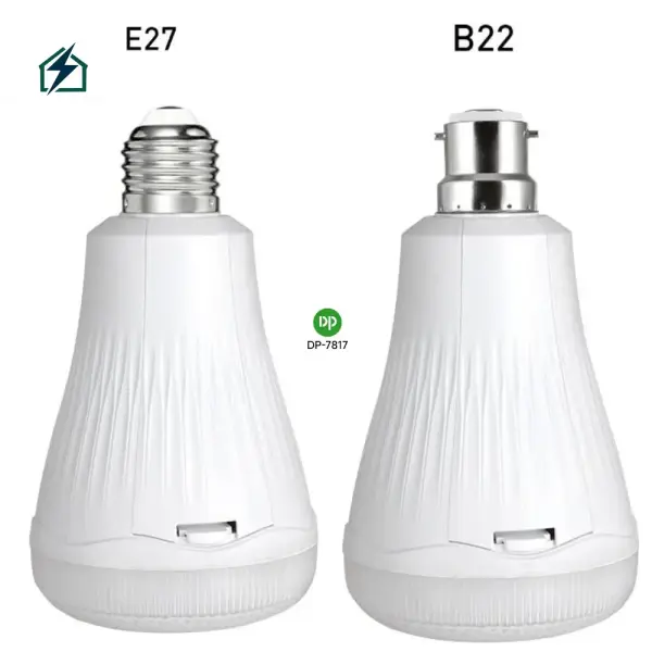 150W DP Rechargeable Dumsor Emergency LED Bulb – Automatic Backup Light for Homes & Shops in Ghana
