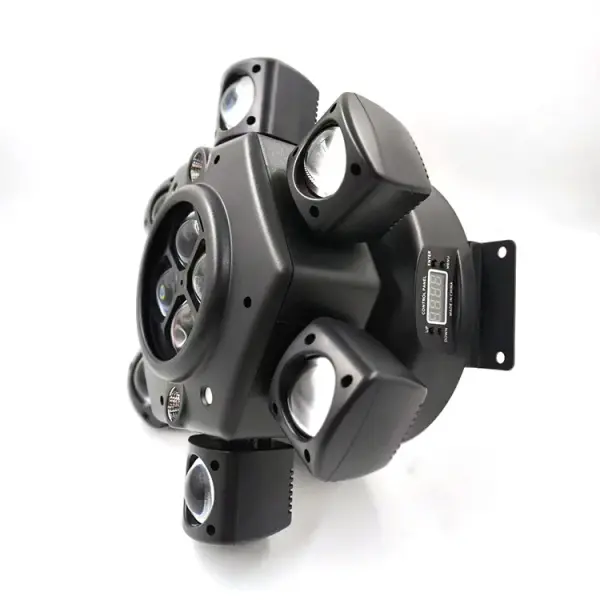 150W Six-Arm RGBW Bee-Eye LED Moving Head Light with Laser & DMX512