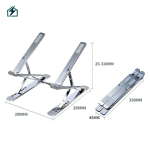 Double-Layer Foldable Aluminum Laptop Stand – Ergonomic & Cool for Laptops (Physical Item)