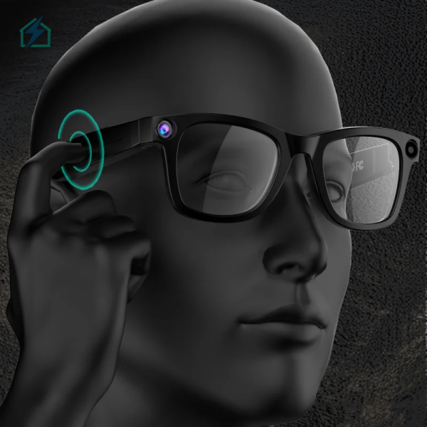 AI Smart Glasses with Camera & Real-Time Translation – 1080P Video, Voice Assistant, Music & Calls