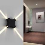 LED Cross Star Wall Light – Outdoor Waterproof Decorative Light Ghana