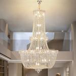 French Basket Empire Crystal Chandelier – Luxury LED Lighting Ghana