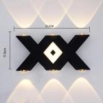 7W Letter X Waterproof LED Wall Light Ghana