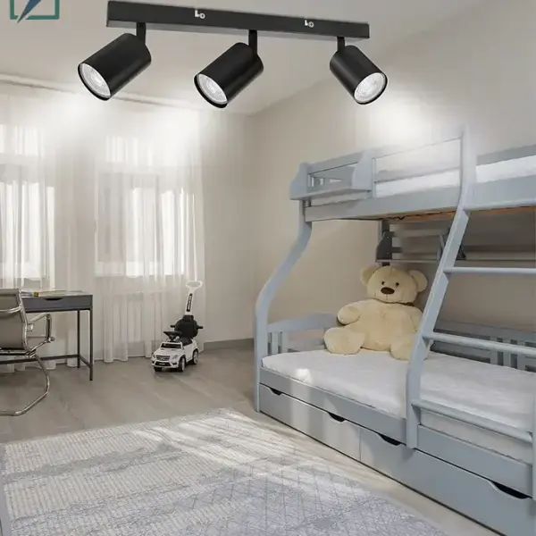 3 Way Ceiling Spot Light Bar – Adjustable Modern GU10 LED Ceiling Spotlight for Homes & Offices Ghana