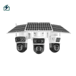 Solar 4G PTZ Security Camera – Wireless Outdoor Camera with 360° Rotation Ghana