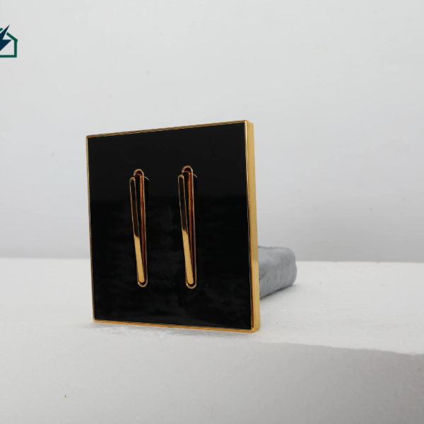 Frameless Gold 2 Gang Switch – Ghana