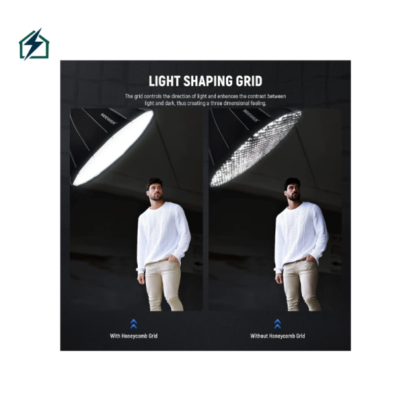 NEEWER 47.2″ Softbox – Big Studio Light Modifier for Photography & Video (Physical Item)