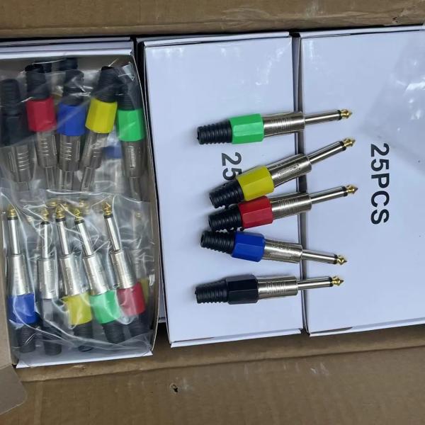 Monophonic Swiss 6.35mm Microphone Plug – Audio Jack Connector Ghana