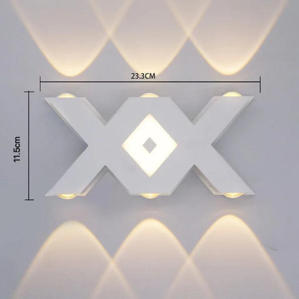 7W Letter X Waterproof LED Wall Light Ghana