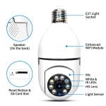 E27 WiFi Bulb Security Camera 360° – Ghana