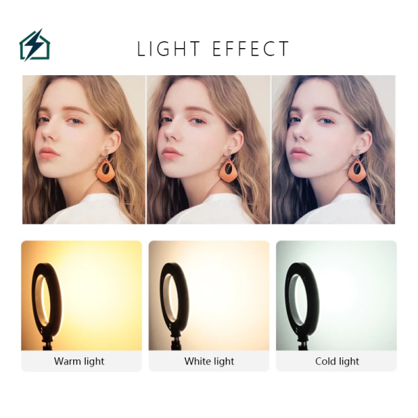 Prime Nexus 18-Inch Ring Light | 3-Phone Holder | Adjustable 2850-5000K