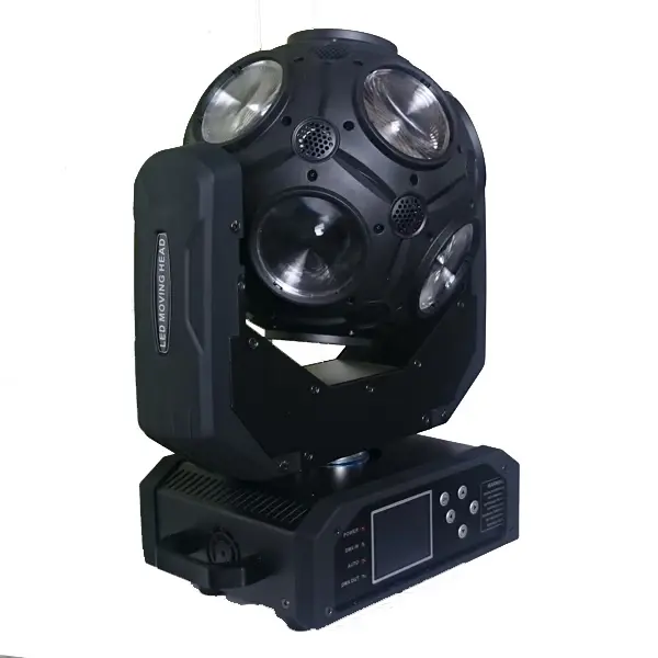 4-in-1 RGBW LED Beam Ball Moving Head Light IP65 for Events & DJs