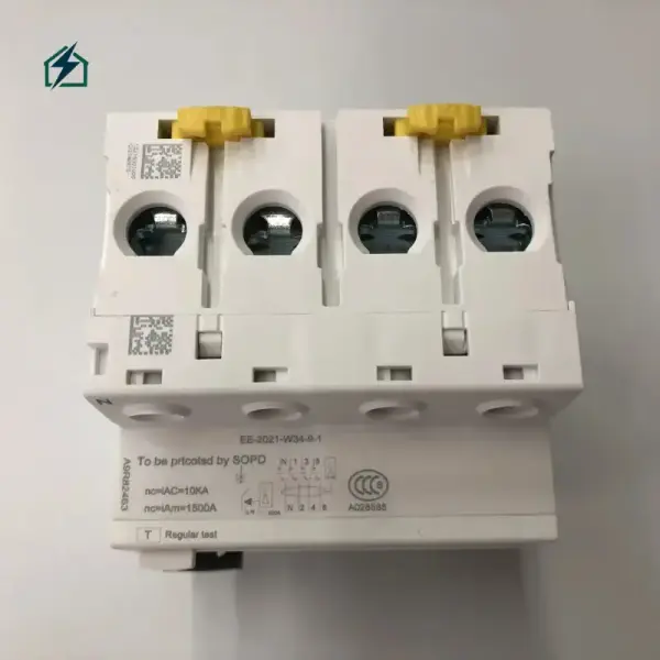 Schneider 4 Pole Circuit Breaker – 3 Phase MCB for Commercial & Industrial Electrical Systems Ghana