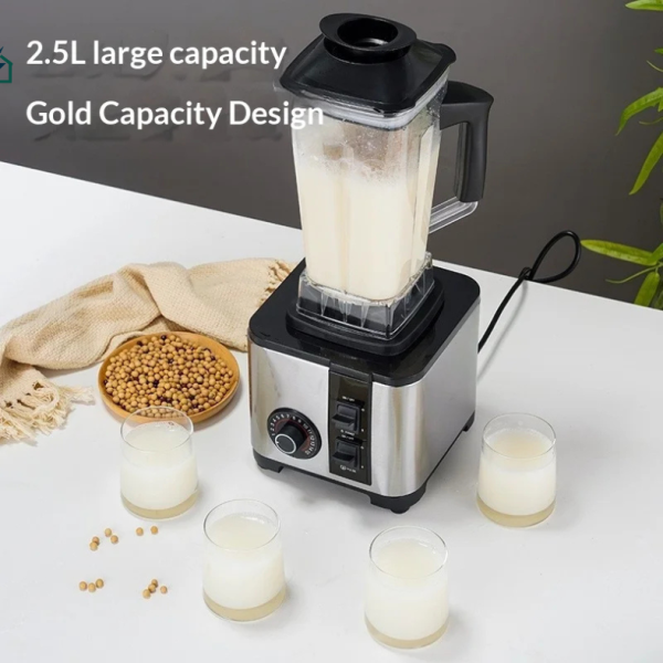 Heavy-Duty Stainless Steel Blender – Smoothies & Ice Crushing
