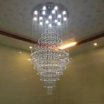 Nordic Long Crystal Chandelier 6079 – Luxury Staircase Ceiling Light