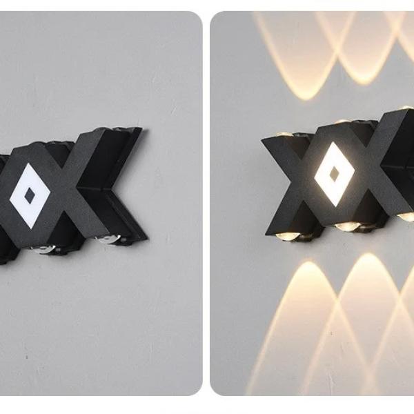 7W Letter X Waterproof LED Wall Light Ghana