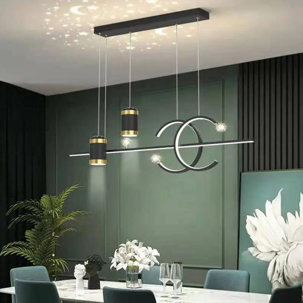 Modern Nordic Long Strip Pendant Light – Dining Chandelier Ghana