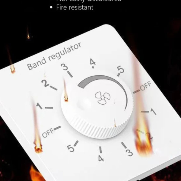 5 Level Ceiling Fan Speed Controller Wall Switch