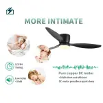 52 Inch Ceiling Fan with LED Light & Remote Control Ghana | Modern Energy-Saving Ceiling Fan