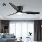 52 Inch Ceiling Fan with LED Light & Remote Control Ghana | Modern Energy-Saving Ceiling Fan