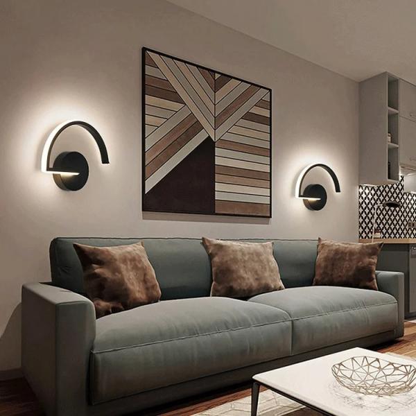 Modern Minimalist Nordic Wall Lamp – Warm LED Bedside & Living Room Light