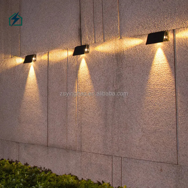 Garden Patio Solar Wall Lights – RGB LED, Waterproof IP65