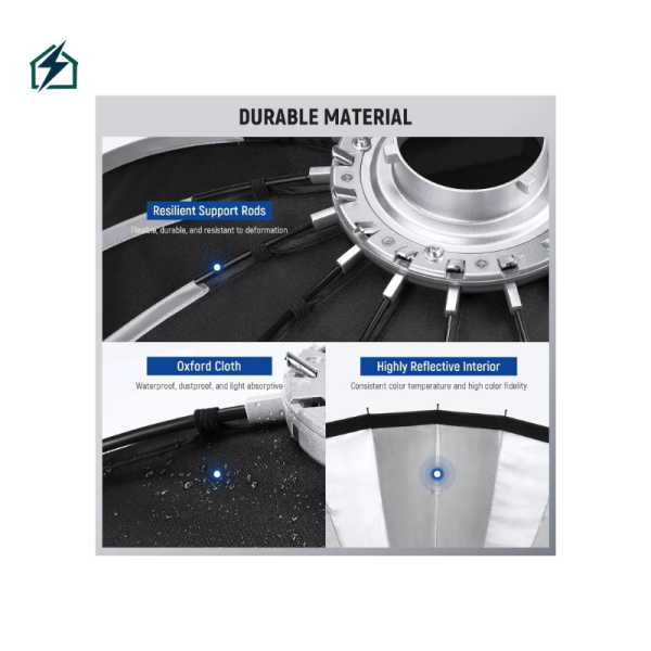 NEEWER 47.2″ Softbox – Big Studio Light Modifier for Photography & Video (Physical Item)