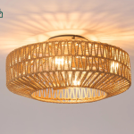 Ceiling Fan with Chandelier Light & Remote