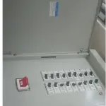 6 Way 18 Pole SPN Distribution Board with 100A DP Main Isolator & Factory Installed MCBs