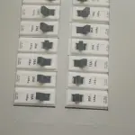 6 Way 18 Pole SPN Distribution Board with 100A DP Main Isolator & Factory Installed MCBs