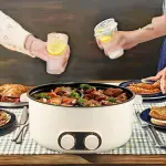 6L Dual-Flavor Electric Hot Pot Ghana – Independent Temperature Control Cooker
