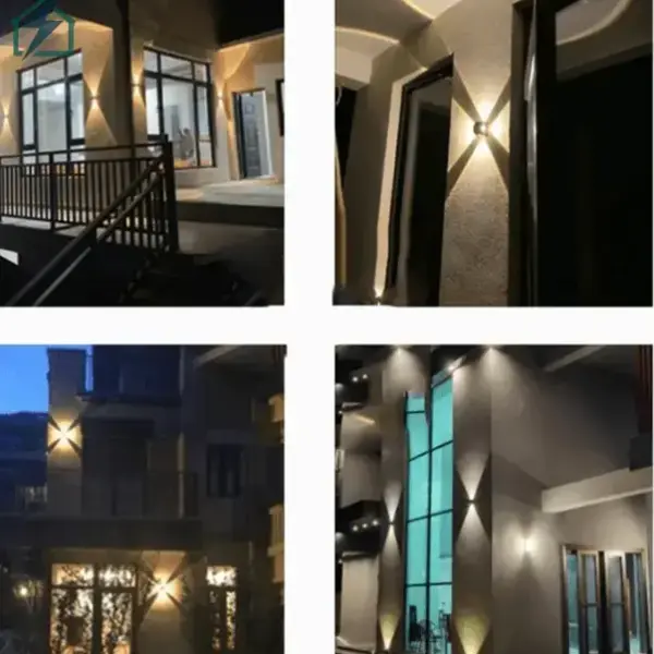 6W Outdoor Wall Light – Waterproof Up & Down LED Wall Lamp for Gates, Compounds & Exterior Walls Ghana