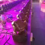 7×10W 4-in-1 RGBW LED Wash Moving Head Light for DJs & Events