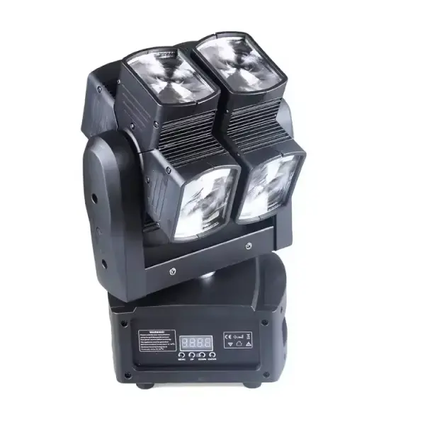 8×12W RGBW Rotating LED Moving Head Light with DMX512 for DJ & Events
