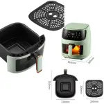 8L Large Capacity Air Fryer Ghana – Smart Family Cooking Air Fryer