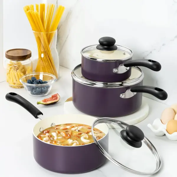 Aluminum Ceramic Non-Stick Cookware Set Ghana – Durable Home Kitchen Pots