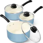 Aluminum Ceramic Non-Stick Cookware Set Ghana – Durable Home Kitchen Pots