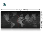 Extended Large Gaming Mouse Pad – Anti-Slip Soft Rubber Keyboard Mat 60x30cm