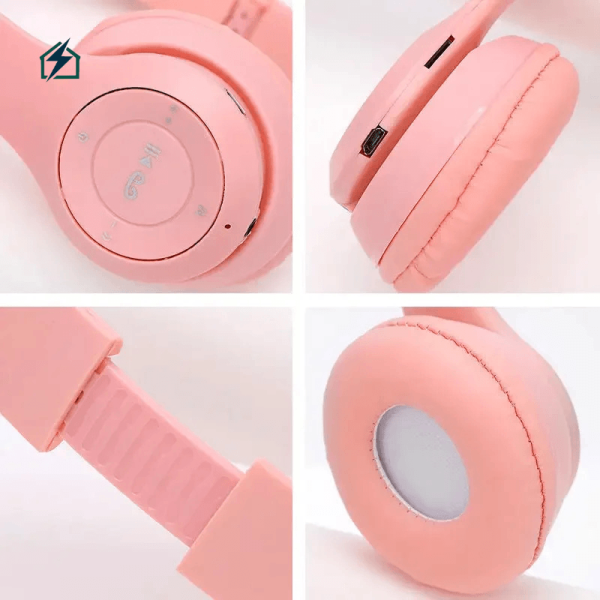 Cute Cat Ear RGB Gaming Headset with Mic