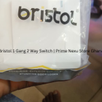 Bristol 1 Gang 2 Way Switch | Prime Nexu Store Ghana