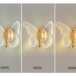 Gold Butterfly LED Wall Light – Modern Decorative Wall Lamp Ghana