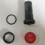AD16-22SM LED Flashing Buzzer Alarm – AC/DC 24V Equipment Sound & Light Warning Indicator