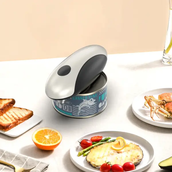 CLITON Cordless Electric Can Opener Ghana – One-Touch USB-C Rechargeable Can Opener